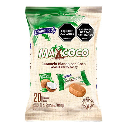 confite blando macx coco 80g